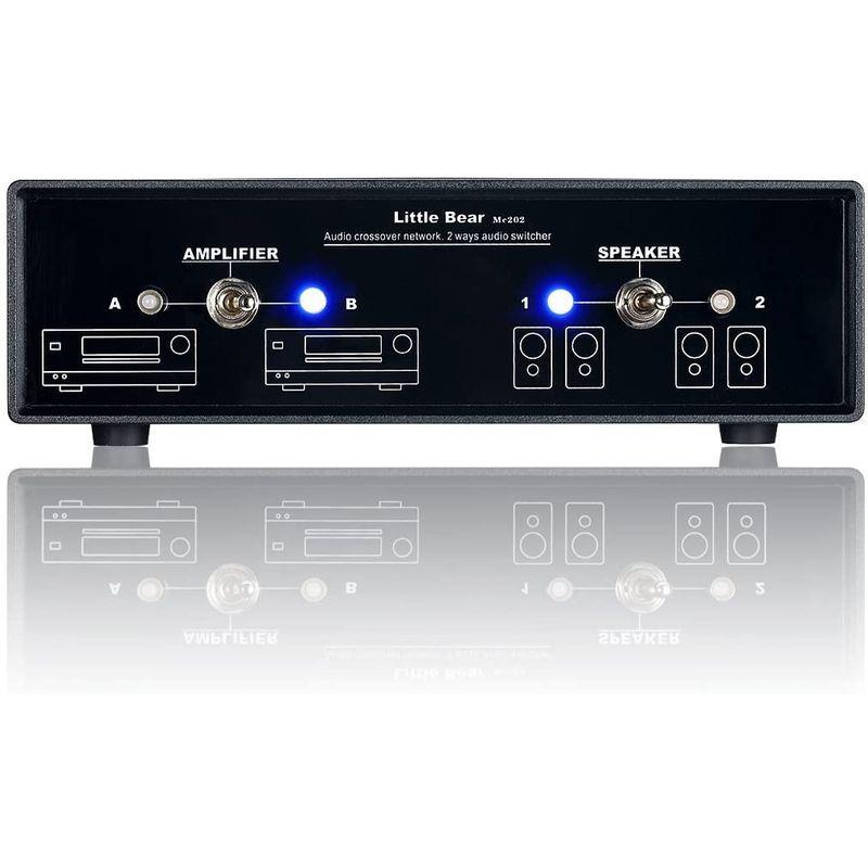 ✨美品✨ Little Bear オーディオ クロスオーバー ステレオ 2ウェイアンプ スピーカースイッチャ パッシブセレクタ コンパレータ スプリッ 【2150790351】(10999円)