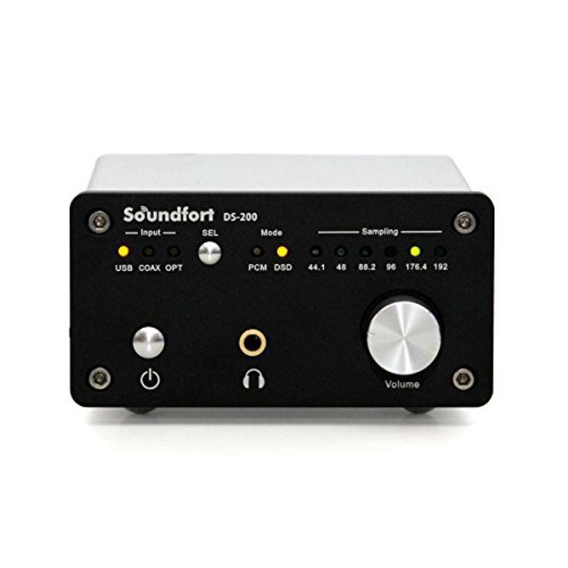 Soundfort DS-200: ハイパフォーマンスUSB DAC（32bit/192kHz， DSD5.6MHz対応多彩なデジタル入出力