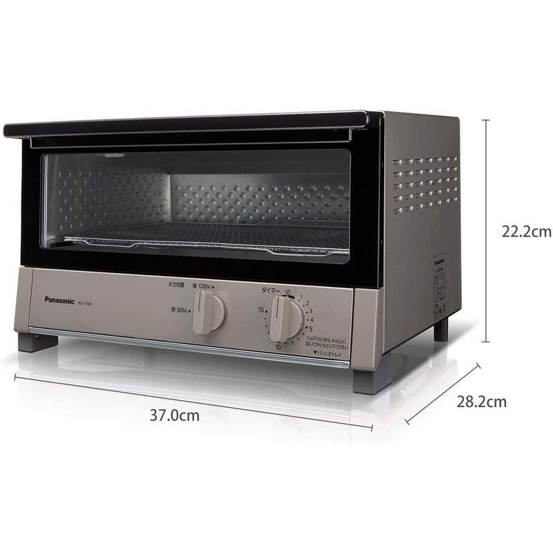パナソニック オーブントースター 2段階火力切替 ベージュメタリック NT-T300-C オーブントースター 2段階火力切替 ベージュメタリック NT T300