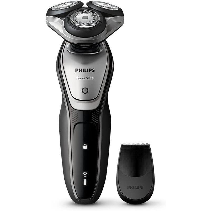 【最終値下げ】 フィリップス 5000シリーズ メンズ 電気シェーバー 27枚刃 回転式 お風呂剃り & 丸洗い可 トリマー付 S5072/06 【1956204292】(10004円)