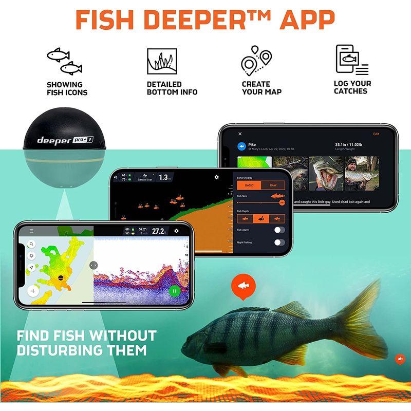 時間指定不可時間指定不可Deeper PRO 2.0 ワイヤレススマート魚群探知