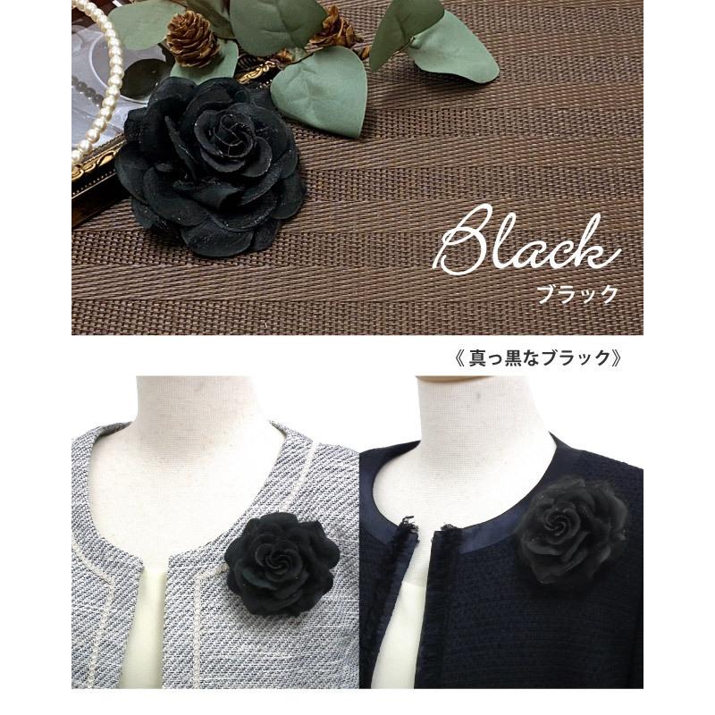 コサージュ 新 輝きコサージュ ラメ ブラック 5r 10 黒 お花 フォーマル スーツ 結婚式 おしゃれ 5r 10 K ハッピーハット 通販 Yahoo ショッピング