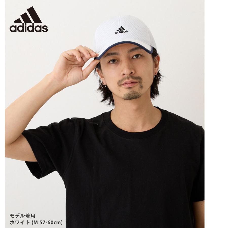 adidas つば長 BIG メッシュキャップ 帽子 メンズ 春夏 涼しい M L 大きい 57cm-62cm adi-106-111201 正規取扱 父の日 帽子｜hy-link｜11