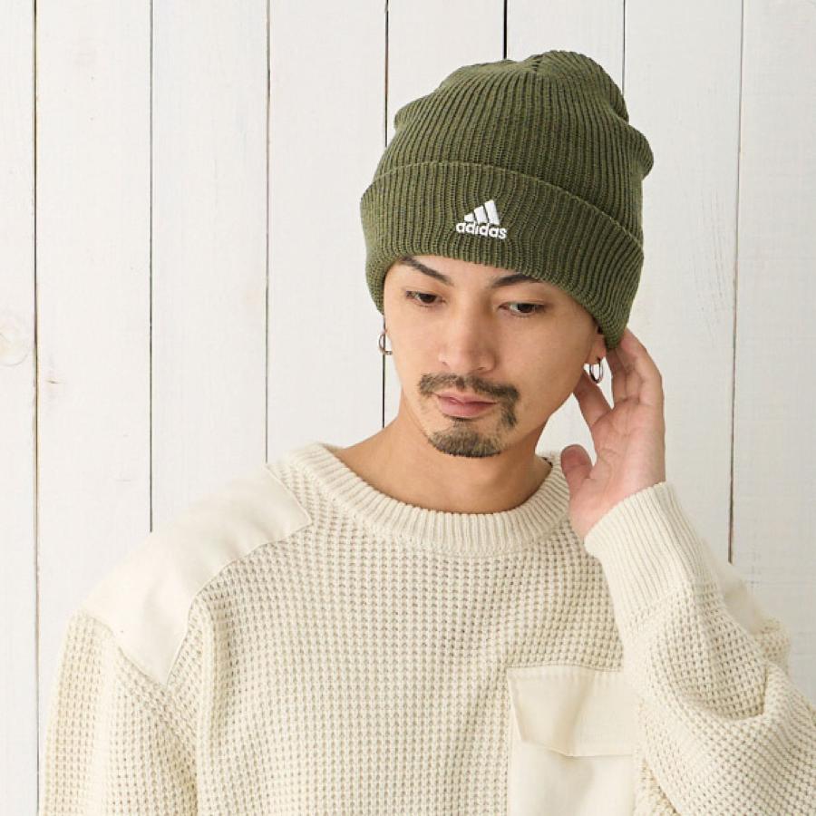 激レア【リバーシブル】アディダスビーニー帽 ニット帽 adidas 