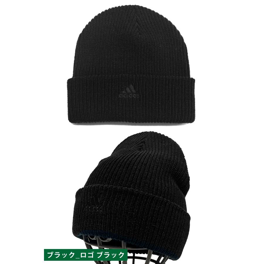 adidas（アディダス） ニット帽 帽子 秋冬 親子で被れる 折り返し