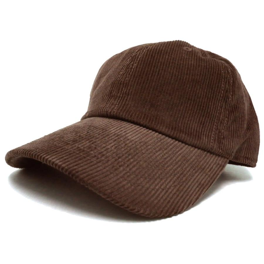 キャップ NEWHATTAN コーデュロイ ダークブラウン メンズ 帽子 秋冬