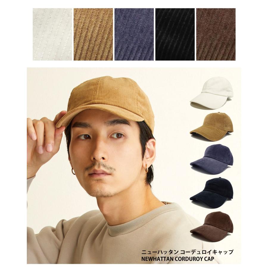 キャップ NEWHATTAN コーデュロイ メンズ 帽子 秋冬 レディース 野球帽