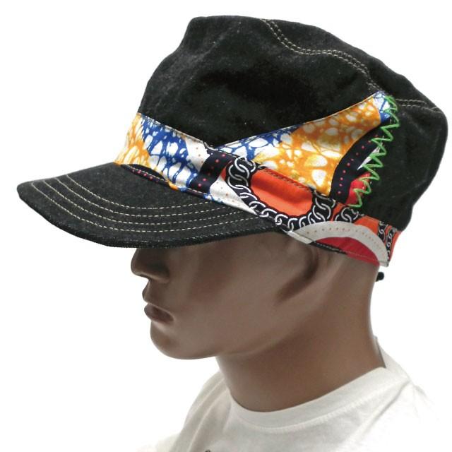 帽子 レディース ワークキャップ 春夏 メンズ デニム 深め cap-1074