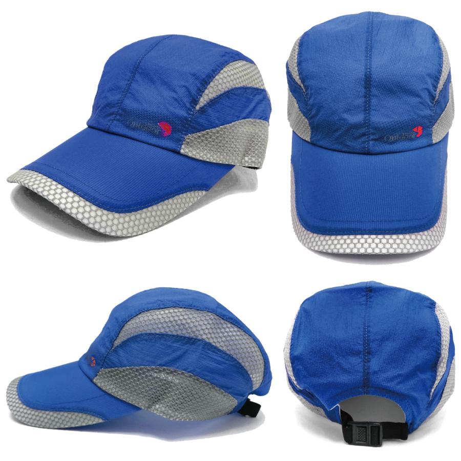 軽量 スポーツ キャップ 涼しい つば長 サイドメッシュ 浅め 56cm-59cm