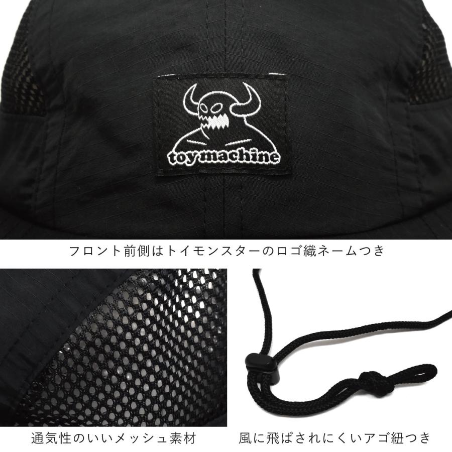 TOY MACHIN スケボー キャップ メンズ 帽子 軽量 フラットバイザー