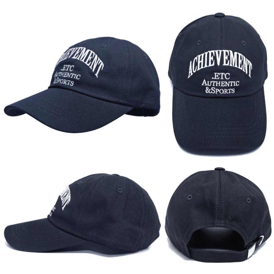 BIG キャップ つば長8cm 刺繍ロゴ 深め コットンツイル 帽子 メンズ