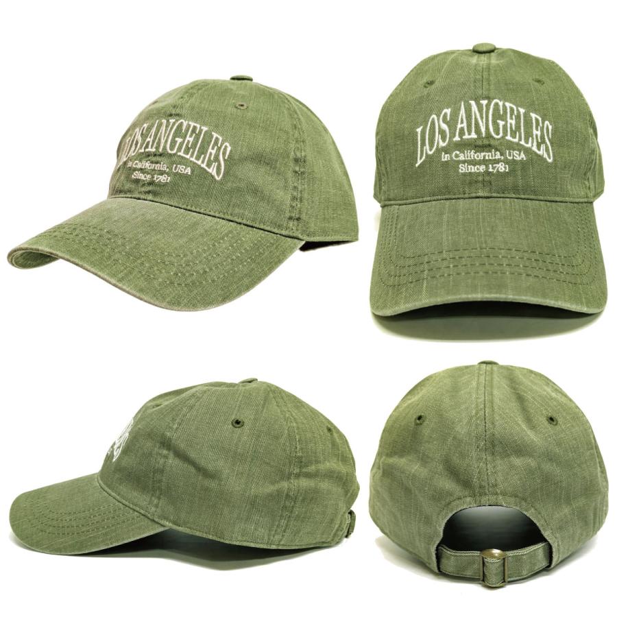 BIG キャップ つば長8cm XXL ウォッシュカラー 刺繍ロゴ メンズ 帽子