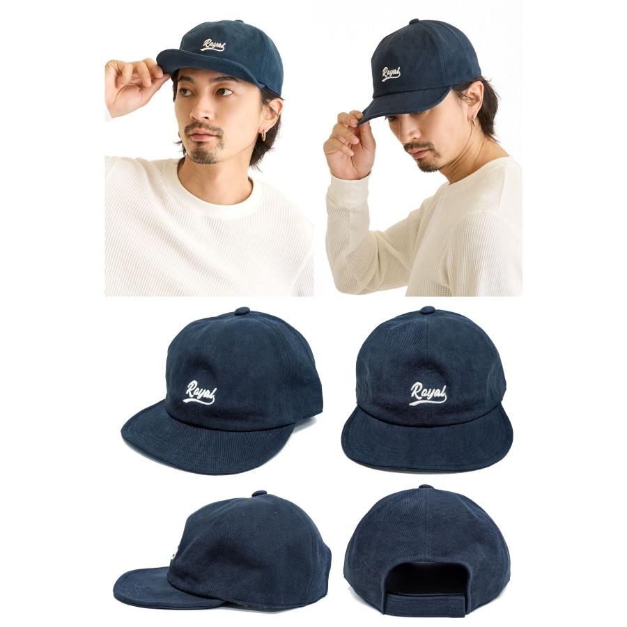 アンパイアキャップ 綿 BIG キャップ つば 短い メンズ 帽子 夏 ゴルフ