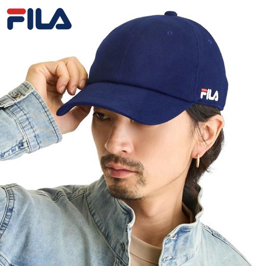 FILA（フィラ） 鹿の子 キャップ CVC KANOKO SIDE LOGO CAP 洗濯機で