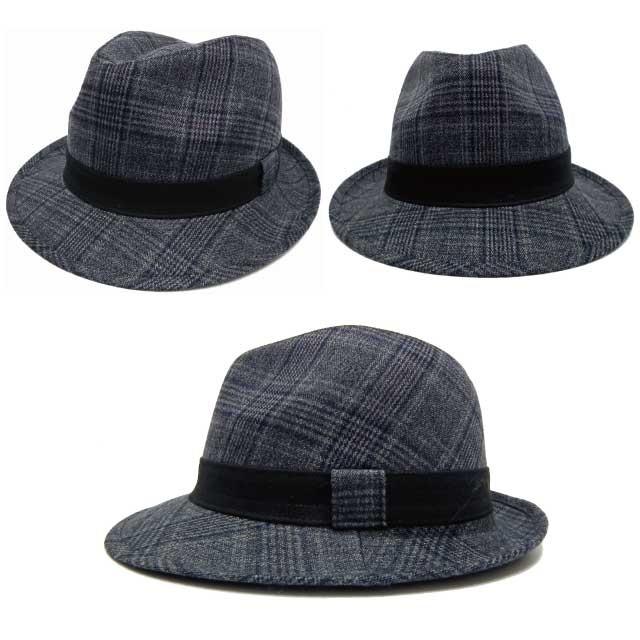 中折れハット 小さい 帽子 約55cm ダークカラーのタータンチェック柄 ブルーグレーMIX hat-1388-02 メンズ 秋冬 レディース クリスマス プレゼント :hat-1388:ハッピーハット - 通販 - Yahoo!ショッピング 中折れハット 小さい 帽子 約55cm ダークカラーのタータンチェック柄 ブルーグレーMIX hat-1388-02 メンズ 秋冬 レディース クリスマス プレゼント :hat-1388:ハッピーハット - 通販 - Yahoo!ショッピング