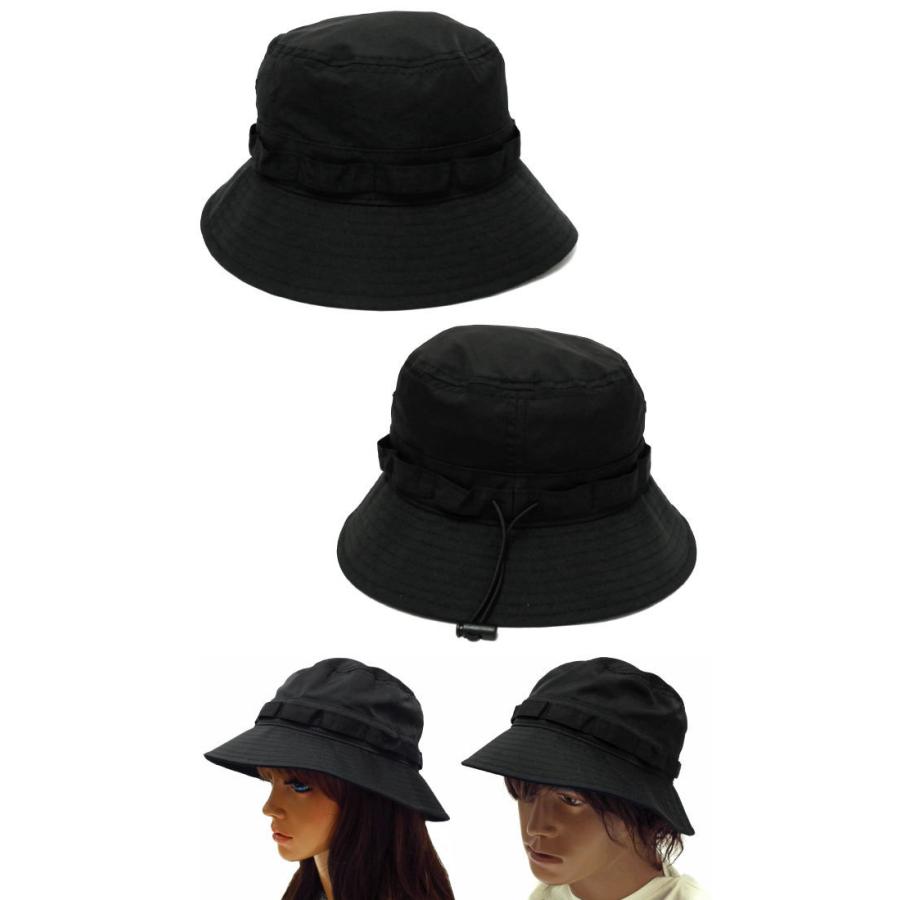 ZTMY バケットハット 黒 ストラップなし バケット01 ベーシック ツイルコットン ブラック × ホワイト