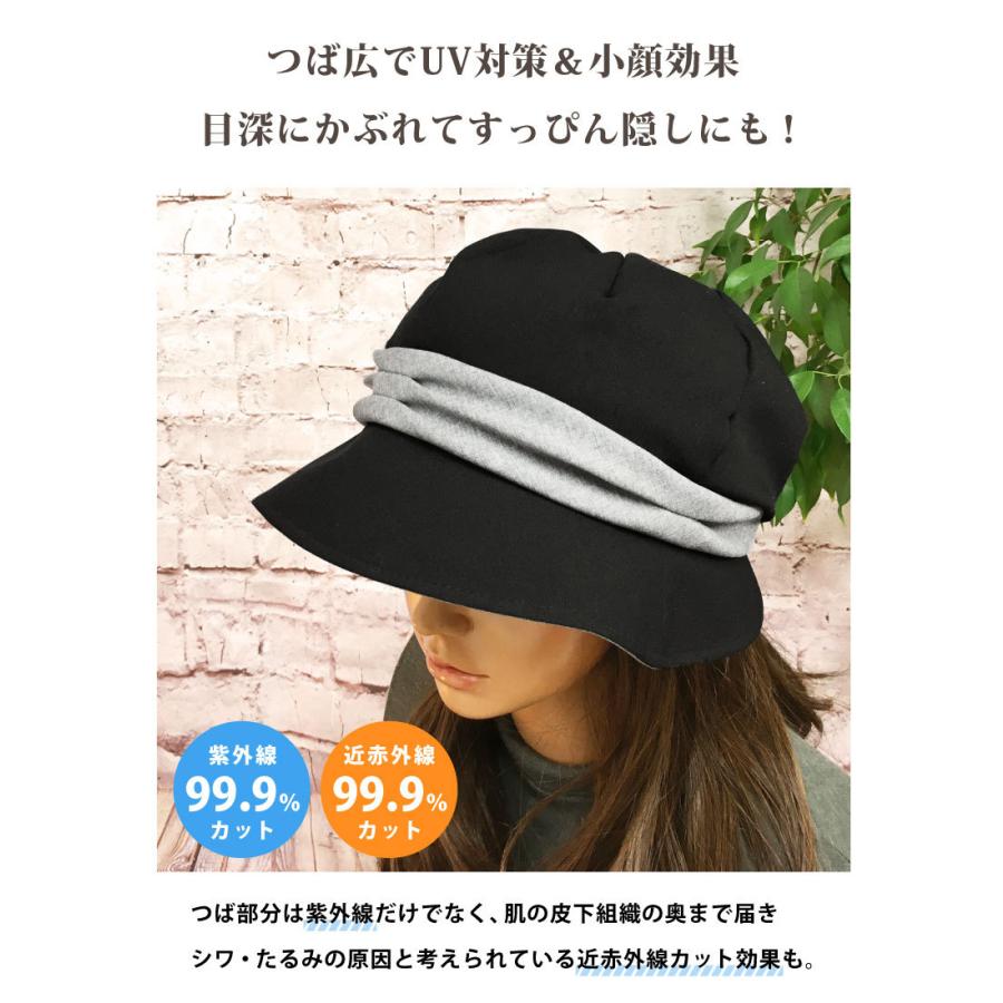 レディース 春夏 キャスケット UV99%カット 超軽量 ハット すっぴん
