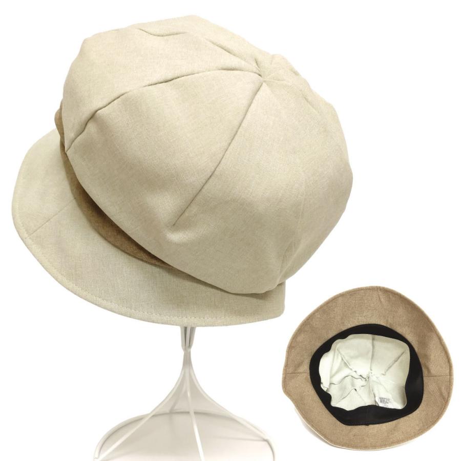 レディース 春夏 キャスケット UV99%カット 超軽量 ハット すっぴん