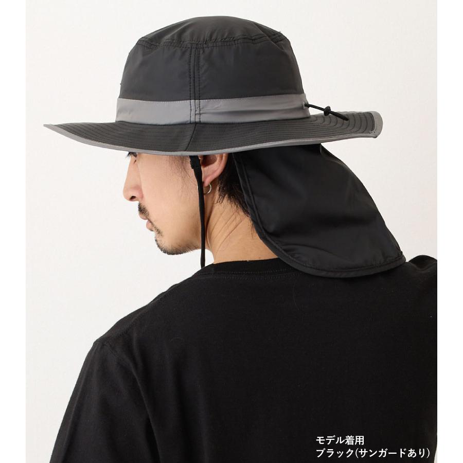帽子 日本野鳥の会 撥水サファリハット UV90%カット つば長 hat-1451