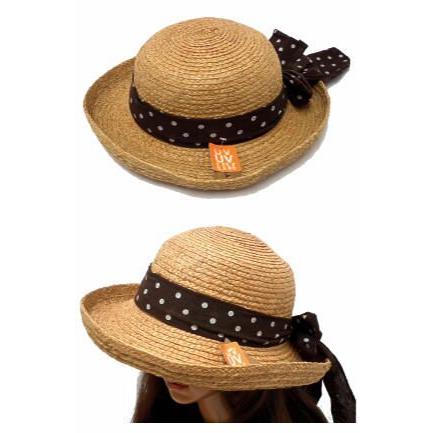 【試着のみ】45rpm ストローハット　麦わら帽子　ナチュラル 楽天市場】麦わら帽子 レディース ハット 春夏 ストローハット