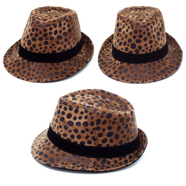 帽子 中折れハット メンズ レディース 秋冬 スエード調アニマル柄 57cm ベロアベルト キャメル Hat 759 Hat 759 01 03 ハッピーハット 通販 Yahoo ショッピング