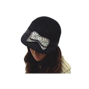 HYKE ビーバーファーフェルトハット ジョッキー帽 ハイク キャップ 帽子 Amazon | [エムエイチエー] M.H.A.style ウール混 ジョッキー