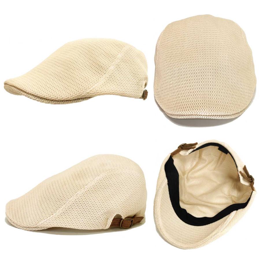 涼しい ハンチング メッシュ 帽子 柔らかい オールメッシュ生地 夏用