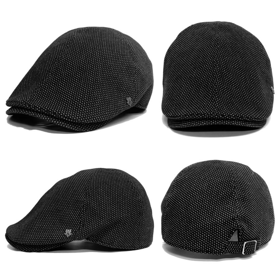 渋 ハンチング 帽子 コットン 最大62cm 深め BIG ふっくらキレイ