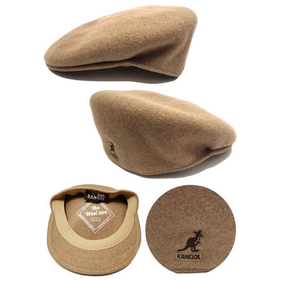 KANGOL ハンチング帽 Wool 504 大きい 帽子 メンズ ゴルフ ウール素材