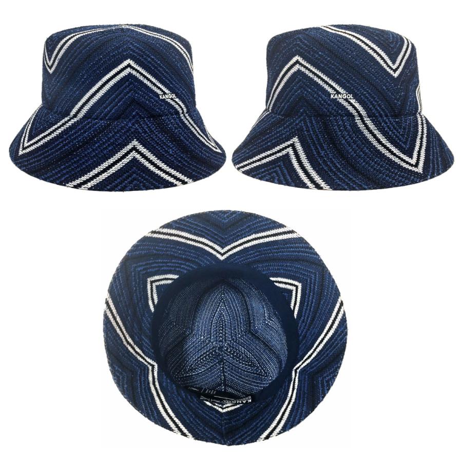 KANGOL 帽子 レトロ バケットハット ストライプ柄 サイズが KANGOL 帽子 レトロ バケットハット ストライプ柄 サイズが
