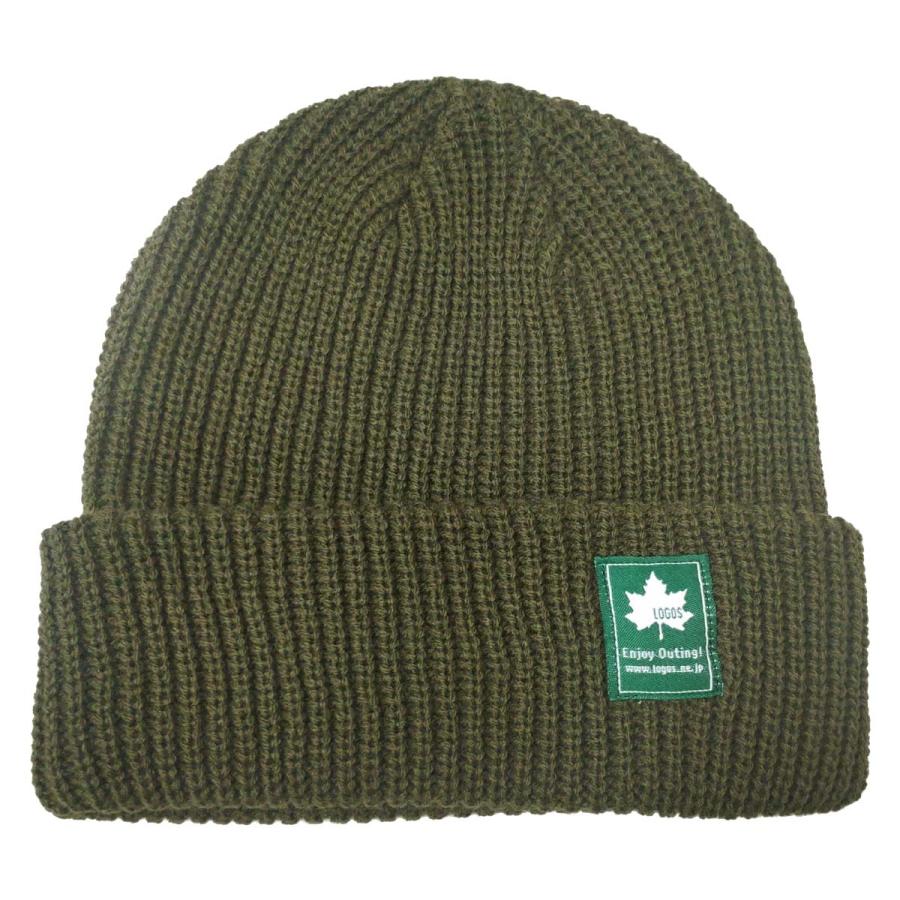LOGOS（ロゴス） ニット帽 締めつけない 帽子 柔らかい アクリル素材