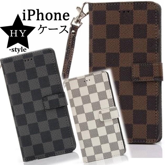 チェック 柄 おしゃれ 手帳型 Iphoneケース 市松模様 Iphone Xs Max 携帯 カバー スマホ アイフォン 11 Pro 落下防止 ストラップ レザー Sc 13 Hy Style 通販 Yahoo ショッピング