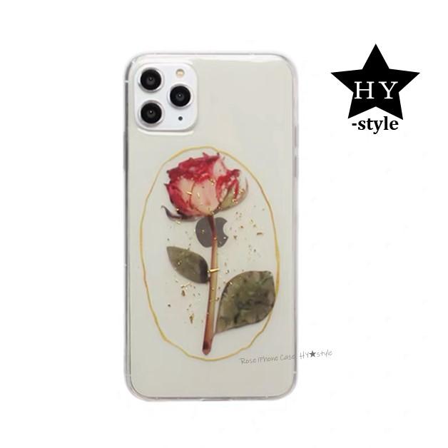iPhone 訳あり特価 ドライフラワー風 バラ 薔薇 iPhoneケース 花