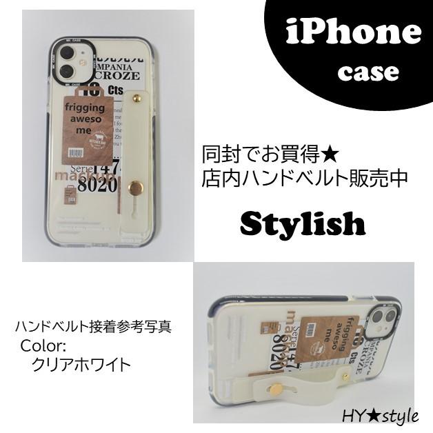 iPhone スタイリッシュ クリア ロゴ 英字 iPhone13ケース アイフォン