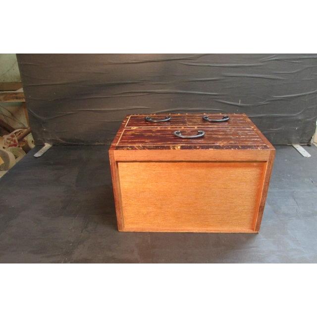 桜皮細工三つ引き出し 木製 箱 小箱 引き出し付き 東北地方の工芸品