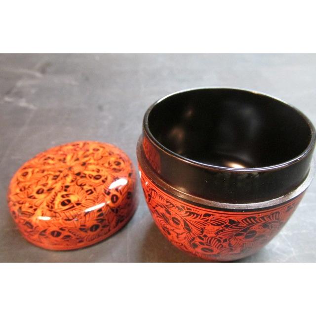 坂本雪斎 蒟醤塗 棗 中棗 木製漆器 薄茶器 共箱 木製 棗 茶道具 漆 なつめ 茶道 木工芸 新品 未使用 坂本雪斎 蒟醤塗 棗 中棗 木製漆器 薄茶器 共箱 木製 棗 茶道具 漆 なつめ 茶道 木工芸 新品 未使用