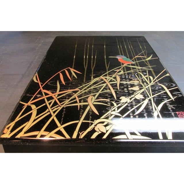 川蝉面取り文庫 紙箱 木製 文箱 手箱 文箱 飾り箱 漆芸 蒔絵 手箱 文箱