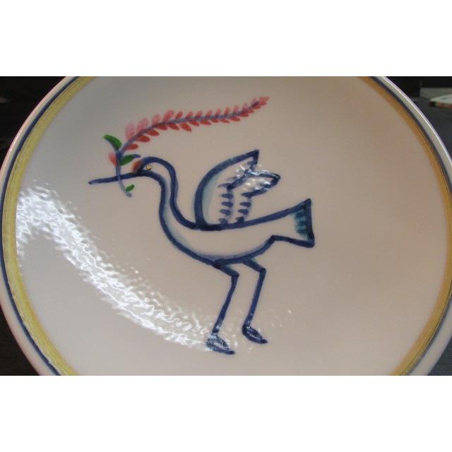 京焼 新開寛山作 大皿、共箱付き。