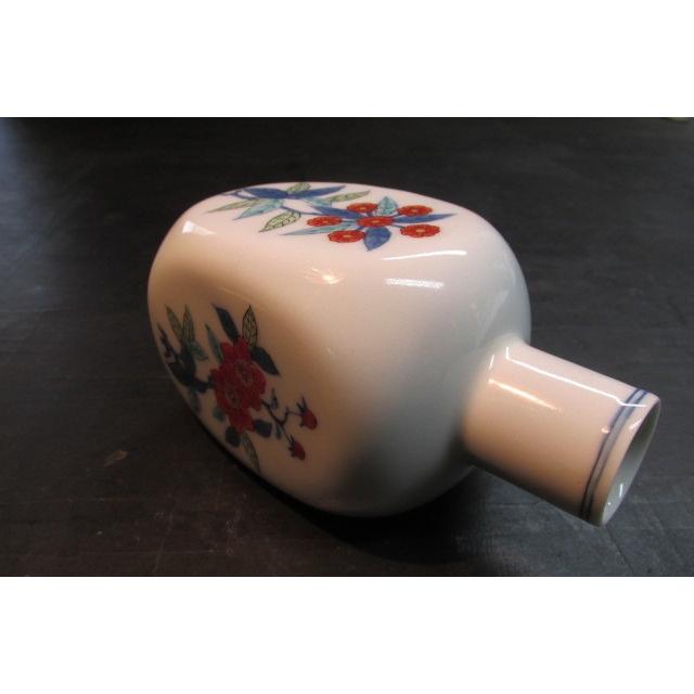 人間国宝十二代今泉今衛門四面花飾り壺 一輪挿し 茶道 桐箱 陶芸 鍋島