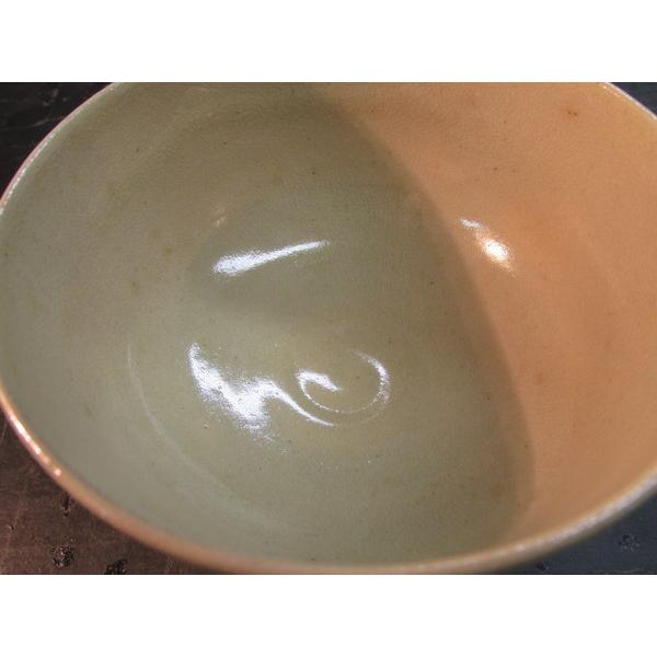 尾戸焼山水紋秋邦絵茶碗 茶道具 陶器 木箱 陶器 陶芸 山水画 作家