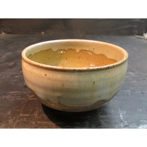 井上泰秋 小代焼 茶碗 抹茶碗 茶道具 共箱 陶器 陶芸 灰釉の茶碗 作家