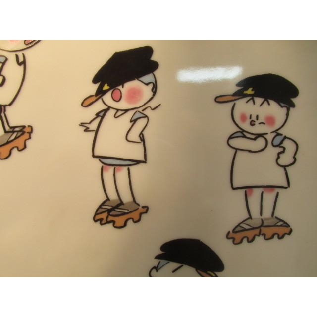 橘銘横山隆一フクちゃん絵プレート皿 漫画飾り皿 まんがふくちゃん かざり皿 作家 目立った傷や汚れなし 橘銘横山隆一フクちゃん絵プレート皿 漫画飾り皿 まんがふくちゃん かざり皿 作家 目立った傷や汚れなし
