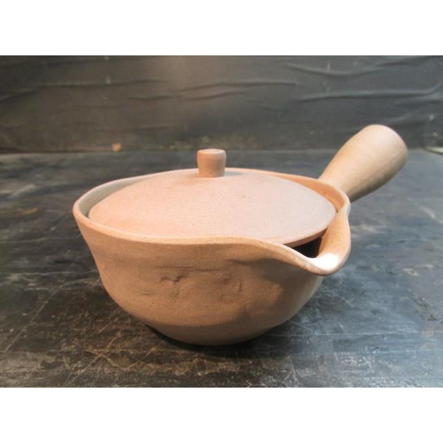 古ろく窯焼締横手式急須 茶注 煎茶器 木箱 陶芸 工芸 : 手作り 古ろく窯焼締横手式急須 茶注 煎茶器 木箱 陶芸 工芸 : 手作り