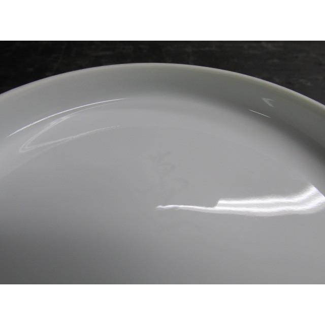 人間国宝 井上萬二 有田焼 白磁 皿 径21cm 中皿 陶器 陶芸 有名作家