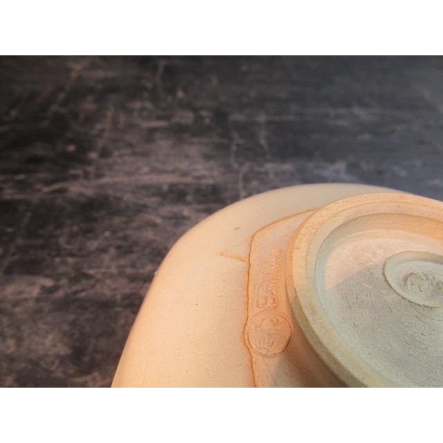 大塩昭山赤膚焼奈良絵茶碗 抹茶碗 茶道具 木箱 陶器 陶芸 作家