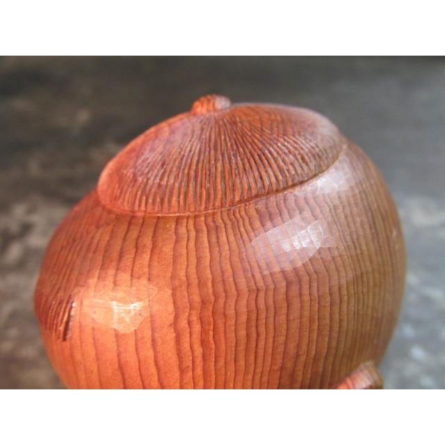 小坂礼之 一位材 木彫 腕組みする子供 オブジェ 木製 人形 木工芸 作家