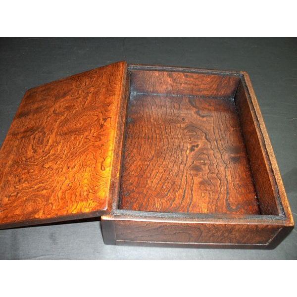 時代玉杢小箱 摘みは真珠 指物師の傑作品 【公式通販】