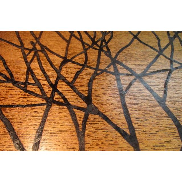 タモ拭き漆頭上枯れ枝文飾り箱 硯箱 文箱 手許箱 木製 一枚板 枝文様彫り出し 拭き漆 彫刻 木彫り 木工芸 デザイン箱 作家 H 058 手作りネットギャラリー百人一首 通販 Yahoo ショッピング