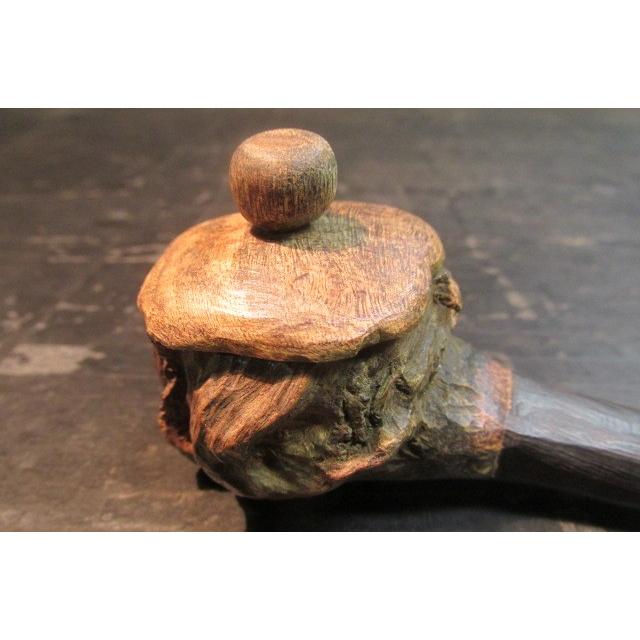 沈香パイプ型蓋付き香合 沈香 正倉院御物蘭奢待 お香 パイプ型デザイン