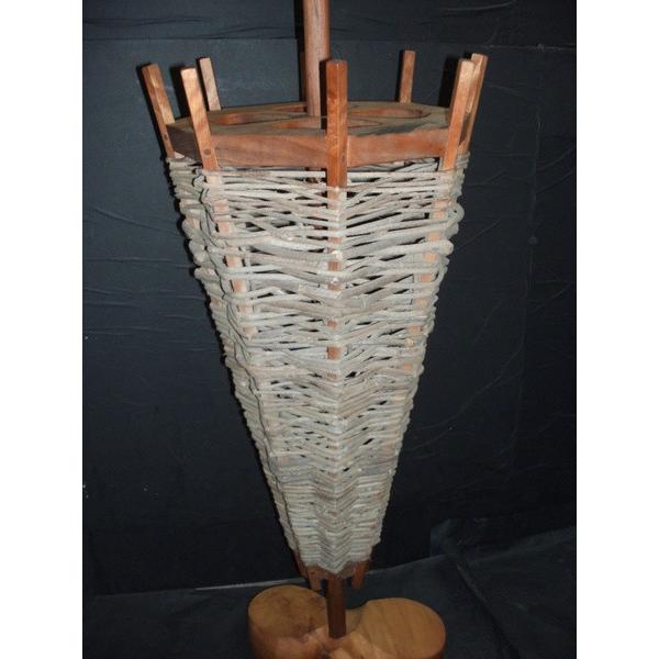 お花と葉っぱの傘立て兼帽子掛け　奈良県　手作り お花と葉っぱの傘立て兼帽子掛け 奈良県 手作り